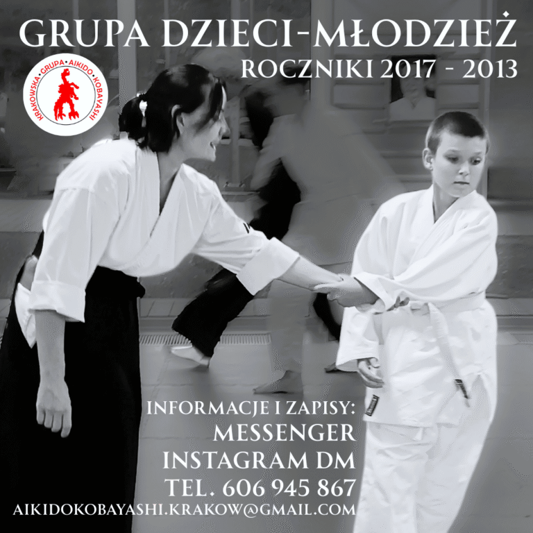 trening aikido, aikido kraków, aikdio dla początkujących, aikido Kobayashi Kraków